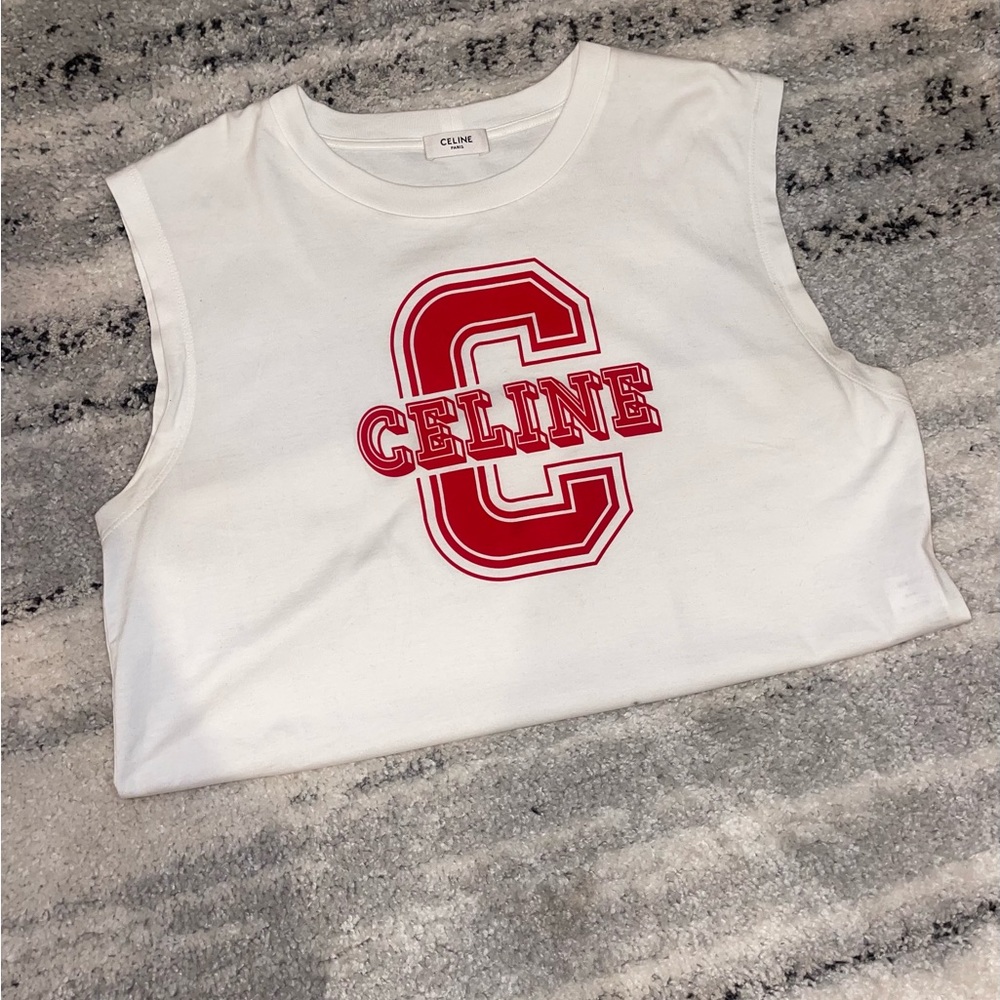 💯% Authentic Celine Tank Top worn once. Hard to find!